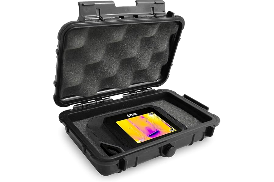 CASEMATIX Waterproof Case Compatible with Flir C5, C2, C3 Thermal Imager, Seek Shot pro, PerfectPrime Infrared Cameras with Rugged Exterior, Case Only product image
