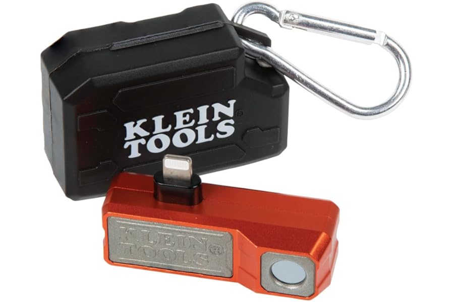 Klein Tools TI222 Thermal Imager for IPhone and all iOS Devices, Thermal Imaging Camera, 10,800 Pixels, Three Color Palettes, High/Low Temperatures product image