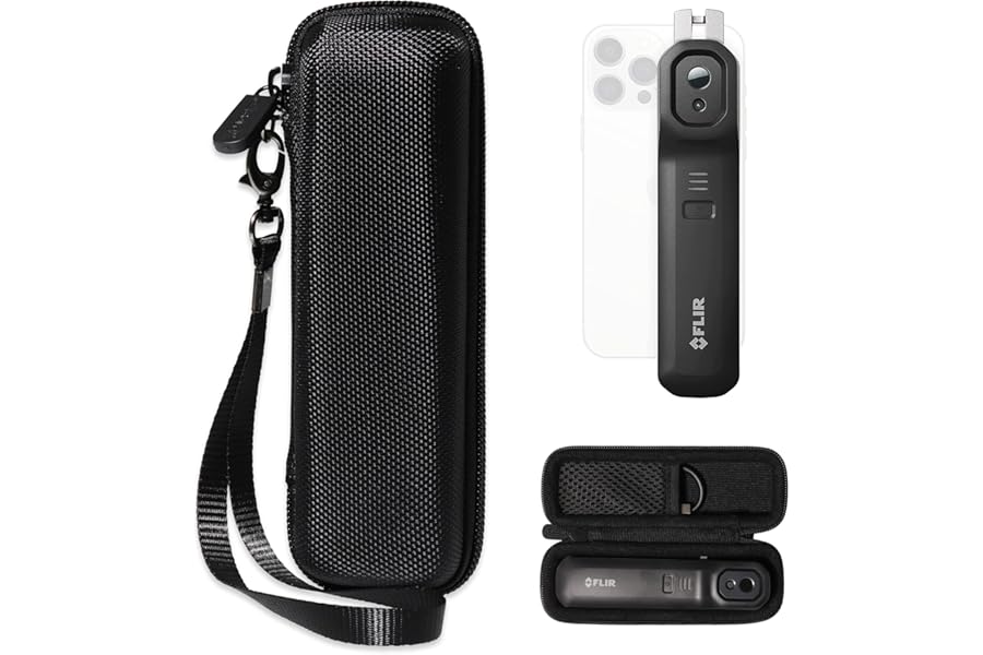 Alltravel Thermal Imager Organizing Case compatible with FLIR ONE EDGE PRO Wireless 160 × 120 IR camera (Black) product image