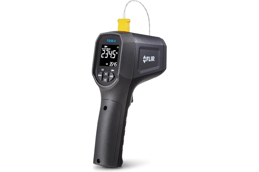 FLIR TG56-2 Infrared Spot Thermometer with Digital Readout: for Non-Contact Temperature Measurements up to 2,372 Degrees F product image