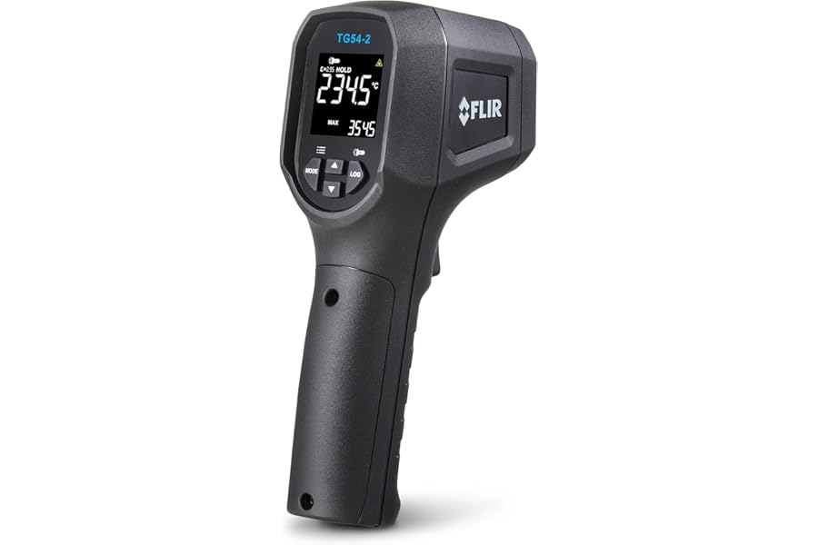FLIR TG54-2 Infrared Spot Thermometer with Digital Readout: for Non-Contact Temperature Measurements up to 1,562 Degrees F product image