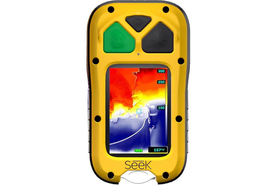 Seek Thermal - FirePRO 200 Thermal Camera, Handheld High Resolution 200x150 Thermal Camera & LED Flashlight, 25Hz Temperature Imaging, Thermal Imager for Firefighters & Emergency Responders product image