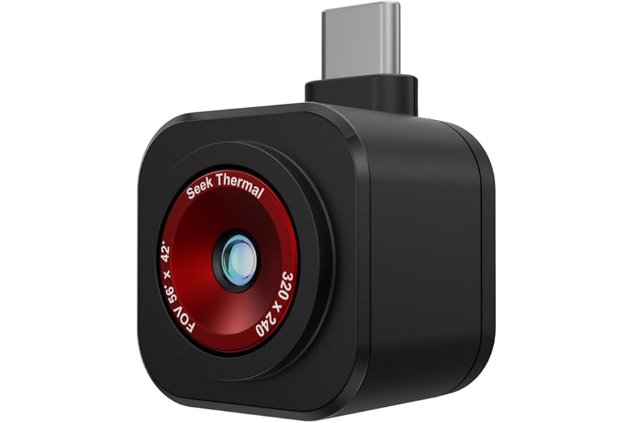 Seek Thermal - Nano 300 Thermal Camera for Apple iOS with USB-C Connector, iPhone Thermal Camera, High Resolution 320 X 240 Thermal Imager, 25hz Imaging Frame Rate, -4°F~626°F, iPhone 15 & 16 product image