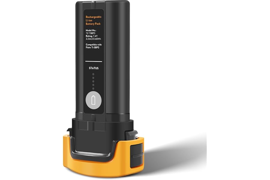 BATTIZ Ti SBP3 Battery Replacement for Fluke Ti32, Ti29, Ti27, TiR32 & TiR29 Thermal Imagers - Compatible with P/N 3440365, FLK-TI-SBP3 (3200mAh, 7.2V, 23.04Wh，Li-ion) Thermal Cameras product image