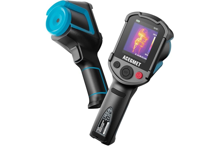 ACEGMET Thermal Camera, Enhanced Resolution 240x240, Accurate Temperature Detection -4°F to 1022°F, Durable Build, 50° Field of View, Ideal for Home Inspections and Industrial Use product image