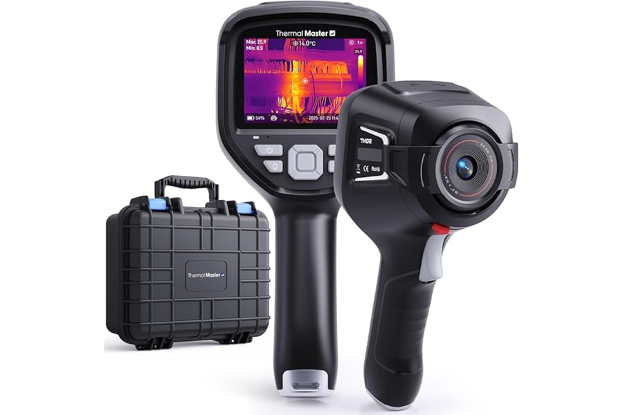 Thermal Master Handheld Thermal Camera, 512×384 X³ IR Resolution, -4℉ to 1022℉, 640×480 3.5" IPS Screen, Thermal Imager with Macro Lens (Thor001) product image