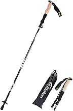 Lightweight Collapsible Trekking Pole - 7075 Aluminum Adjustable Walking Stick for Hiking & Travel, Foldable Quick-Lock Design, Single Pole for Adults & Seniors product image