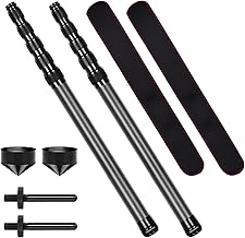 Telescoping Tarp Poles Heavy Duty Adjustable, Carbon Fiber Tent Poles, Portable & Lightweight for Tent Fly, Awning, Outdoor Camping, Hiking 7.9FT product image