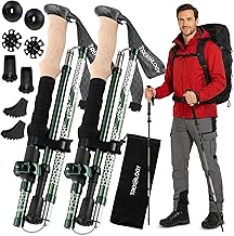 Trekology Trek-Z Collapsible Hiking & Trekking Poles - Balance Support for Seniors, Women, and Men, 2pc Per Set product image