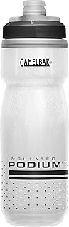 CamelBak Podium Chill Bike Insulated Squeeze Water Bottle White/Black, 21oz product image
