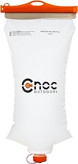 Vecto Water Collection and Filtration Bag (2L, 3L) - 28mm Neck Compatible with Popular Filters - Wide Opening for Easy Water Collection - Lightweight, Compact, Durable Tethered Cap and Slider product image