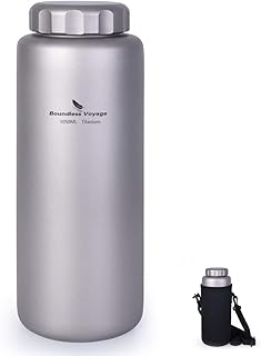 Boundless Voyage Titanium Sport Water Bottle 35.5 fl oz 1050ml Ultralight Leakproof for Outdoor Camping Hiking product image
