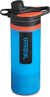GRAYL GeoPress 24 oz Water Purifier Bottle - Filter for Hiking, Camping, Survival, Travel (Bali Blue) product image