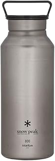 Snow Peak Titanium Aurora Bottle, Durable, Lightweight, Camping, Hiking, Backpacking Water Bottle, 800ml product image