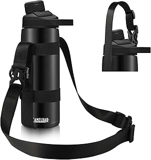 EasyAcc Water Bottle Holder Strap Sling, for Owala FreeSip 24 32 40 oz, Hydro Flask, Cirkul, Yeti, Stanley Flip, Universal Water Bottles, with Carabiner, for Walking Curise Travel (Bottle Excluded) product image