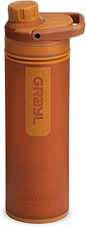 GRAYL UltraPress Water Purifier & Filter Bottle for Hiking, Backpacking, and Travel (Mojave Redrock) product image