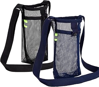 Tainehs Water Bottle Holder Carrier with Adjustable Shoulder Strap - Beach & Sports Bottle Bag for Hiking, Gym, Camping, Walking, Travel product image