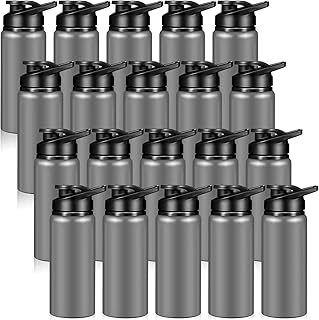 20 Pack Aluminum Water Bottles Bulk 20 oz Reusable Metal Sports Water Bottles with Snap Lid & Handle, Lightweight Insulated Leak Proof for Team School, Gym, Travel, Hiking, Outdoor product image