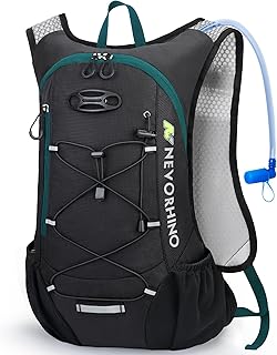 Lightweight Hydration Backpack, Running Backpack with 2L Water Bladder, Hydro Water Daypack for Cycling Hiking Rave for Men Women product image
