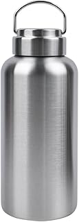 CDJ 42oz Uninsulated Single Wall Stainless Steel Water Bottle, Reusable Metal Water Bottle for Sports, Leakproof and Durable, Perfect for Hiking, Gym, Picnics, and Outdoor Activities product image