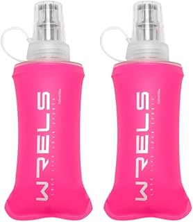 TPU Soft Flask Lightweight Portable Reusable Water Bottle,BPA Free Collapsible Flask for Hydration Pack in Running Hiking Cycling and Marathon product image