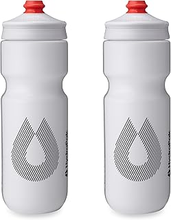 HydraPak Breakaway Surge Lightweight Bike Water Bottle 2-Pack (20oz, 25oz, 30oz) - High Flow, Cycling & Sports Squeeze Bottle product image