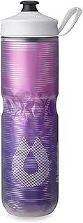 HydraPak | Polar Bottle - Polar Sport Insulated Water Bottle - BPA-Free, Sport & Bike Squeeze Bottle with Handle (Pulse Purple, 700ml / 24oz) product image