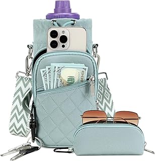 AGLOD Water Bottle Carrier Bag with Strap, Water Bottle Holder Crossbody Bags for Women Men for Walking, Hiking,Cycling product image