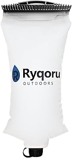 2L Collapsible Water Bag, 28mm Thread TPU Hydration Canteen Compatible with Sawyer Squeeze, BPA Free Leak‑Resistant Water Bladder for Camping and Hiking product image