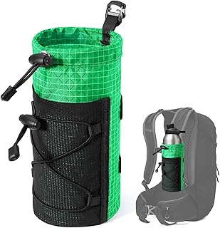 Large Water Bottle Holder Pouch Bag, Backpack Water Bottle Holder Mesh Bag Carrier Fits for 10-32oz Bottles, Heavy-Duty Water Bottles Holder Accessories for Hiking, Sports, Travel, Outdoor product image