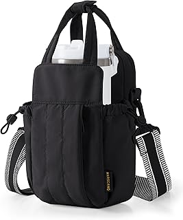 Marscamd Water Bottle Holder Bag with Strap for 32 oz, RFID Crossbody Water Bottle Carrier Bag for Walking, Travel, Gym, Hiking product image