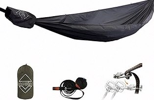 Camping Hammock Tent with Mosquito Net & RainFly, 3 in 1 Waterproof Lightweight Portable Sleeping Hammock Bug, Travel Outdoor Gear with Tree Strap Swing, for Hiking Patio Expedition product image