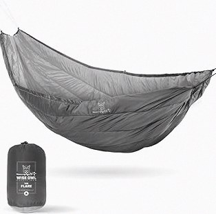 Onewind 11ft Camping Hammock with Mosquito Net and Structure Ridgeline, Lightweight Portable Hammock with 12ft Tree Straps Ideal for Outdoor Hiking Backpacking, OD Green product image