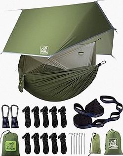 Sunyear Camping Hammock 4 Season Quilted Winter Hammock- Cozy and Durable, Best for Cold Weather product image