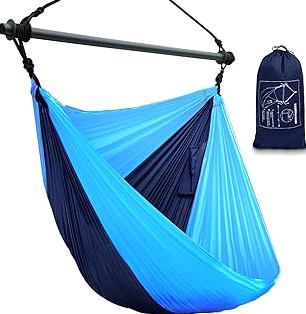 Camping Hammock Tent with Mosquito Net and Sunshade, Extra Large for 2 Person, Lightweight Hanging Hammocks Tree Straps, Bivvy Ground Tent for Outside, Hiking, and Travel product image
