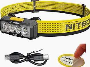 Clip on Flashlight, Running Lights for Runners Dog Light for Dog Walking at Night Rechargeable Safety Portable EDC Flashlight Gift for Runners Hands Free LED Work Light Flashing Camping Hiking Gear product image