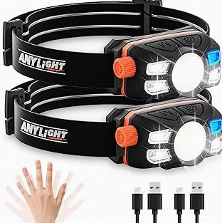 NICRON D10 EDC Flashlight Rechargeable，500 Lumens 3 Sources Pocket Compact RGB Flashlight with Headlamp Strip，Magnet Base for Fishing Outdoor Working product image