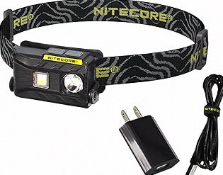 Led Headlamp Rechargeable, Super Bright Headlight Flashlight with Red Light, Motion Sensor Head Lights for Forehead, Waterproof Lightweight for Adults, Outdoors, Camping, Running product image