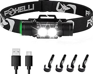 Energizer LED Rechargeable Headlamp Flashlight, 15-Hour Run Time, 400 Lumens (Charging Cable Included) product image