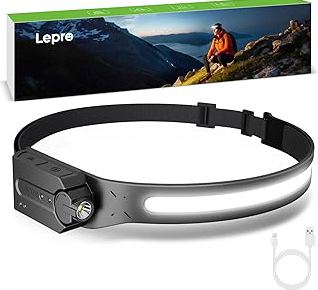 COAST HL8R 2000 Lumen Rechargeable PURE BEAM Focusing LED Headlamp, Black product image