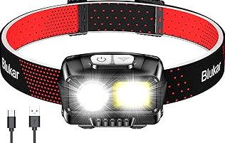 Nitecore HC65 UHE Headlamp, 2000 Lumen Max Heavy Duty Metal, USB-C Rechargeable with White, Red, and Reading Lights for Camping, Hiking, Hunting, and Industrial Works (Black) product image