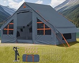 CORE Tent for Family Camping, Hiking and Backpacking | 3 Person / 4 Person / 6 Person / 9 Person Person Dome Camp Tents with Included Tent Gear Loft for Outdoor Accessories product image