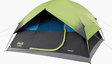 Coleman Evanston Tent with Screen Room 6/8 Person Weatherproof Tent Sets Up in 15 Mins Included Rainfly & Carry Bag Made of PFAS-Free Materials product image