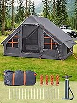 Coleman 4/6/8/10 Person Skydome Dark Room Tent with Rainfly, 5 Minute Setup, Blocks 90% of Sunlight, 20% More Headroom Than Traditional Tents product image
