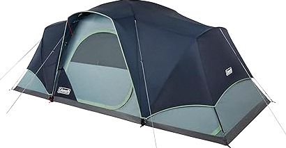 Coleman Steel Creek 6-Person Tent with Screened Porch & Integrated Rainfly, Weatherproof Tent with Screen Room Sets Up in Minutes, Fits Queen-Size Airbed product image