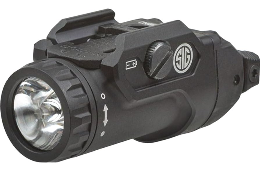DARKFANG 1000 Lumen Tactical Weapon Light Laser Combo with High and Low Rear Switches for Glock and Picatinny Rail product image