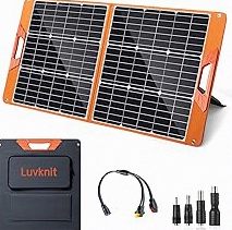 LUMOPAL 30W Foldable Solar Panel Portable Solar Charger with PD USB-C 30W USB-A 18W max Output, Backpacking Solar Panel for Camping, Ultra Compact Solar Panels for Hiking, Trip, Outdoor Activities product image