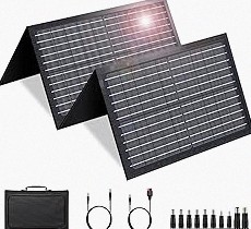 FlexSolar 36W Ultra-Portable Solar Panel Charger with Quick Charge, USB-A & USB-C & DC Ports, Ultra-Lightweight for Outdoor Emergency Power, Backpacking, Hiking, and Camping product image