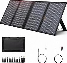 180W Portable Solar Panel N-Type 16BB,25% High Efficiency Foldable Solar Charger for Jackery 1000V2/Ecoflow Delta/Bluetti/Anker Solix,12.3 LBS IP68 Waterproof for RV Camping Off-Grid product image