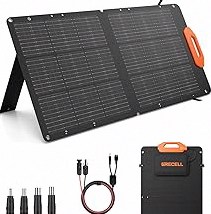 ALLPOWERS 21W 5V Foldable Solar Panel Charger, SP001 Solar Charging Kit with 5V USB-A and USB-C Charging, IP67 Waterproof Portable Solar Panel for Smartphone, Tablets, Outdoor, Camping, Hiking product image